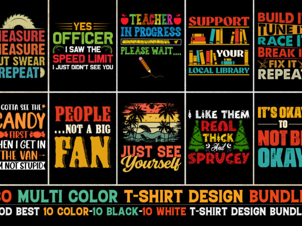 Trendy pod t-shirt design bundle