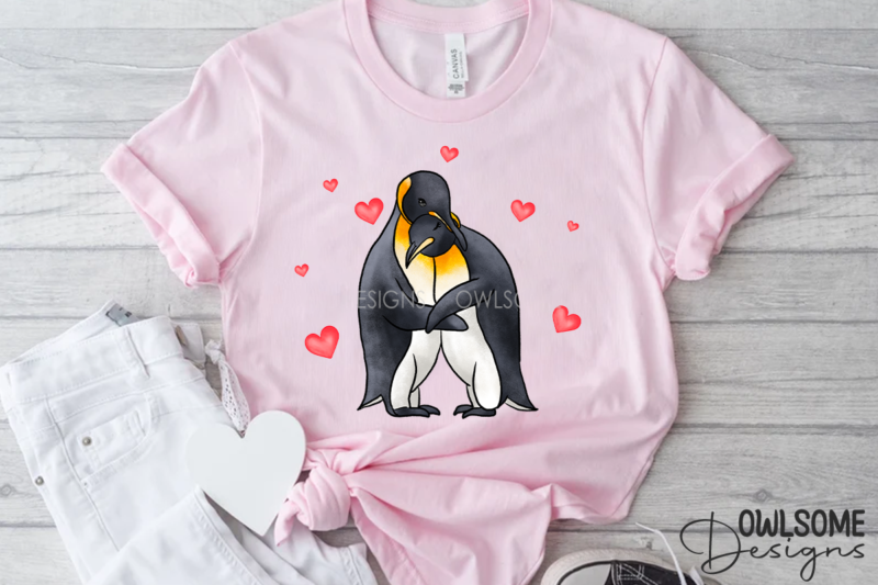 Valentine’s Day Penguin Couple