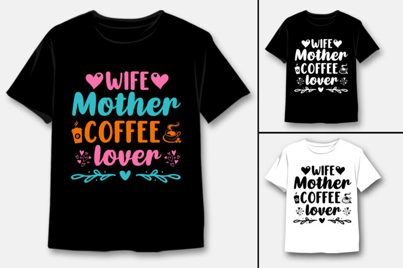 Coffee T-Shirt Design Bundle