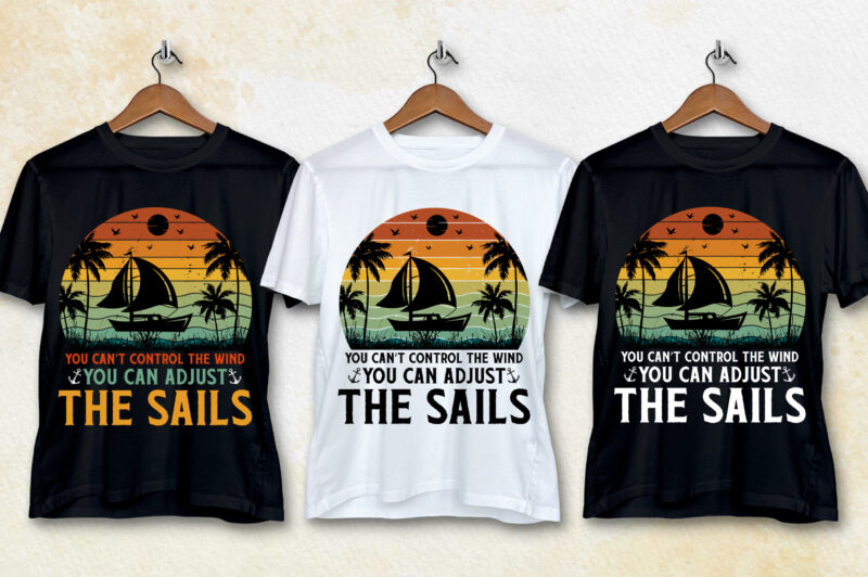 Sunset Retro Vintage T-Shirt Design Bundle