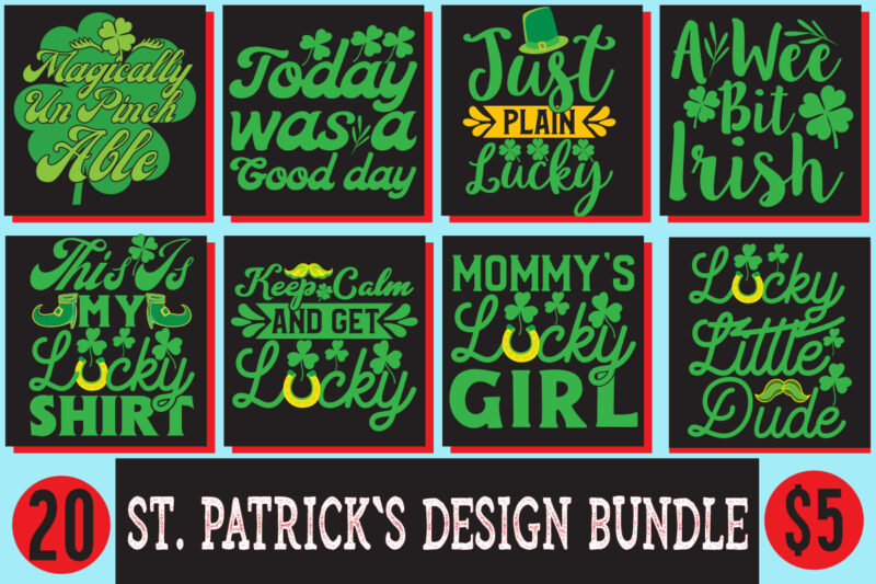 St Patrick's Day SVG design bundle, St Patrick's Day retro design bundle, St Patrick's Day Bundle,St Patrick's Day SVG Bundle,Feelin Lucky PNG, Lucky Png, Lucky Vibes, Retro Smiley Face, Leopard