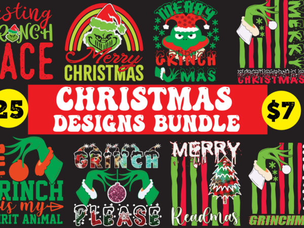 Christmas grinch t shirt design bundle,christmas svg mega bundle ,130 christmas design bundle , christmas svg bundle , 20 christmas t-shirt design , winter svg bundle, christmas svg, winter svg,