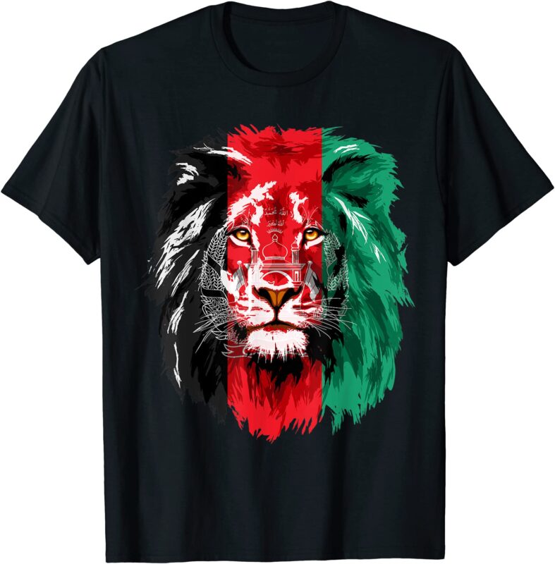 afghanistan flag lion free afghanistan t shirt men