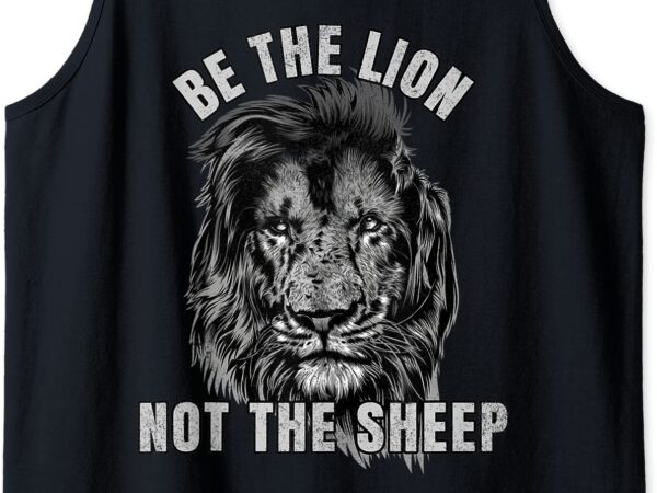 Lions Not Sheep Black Shirt, Custom prints store