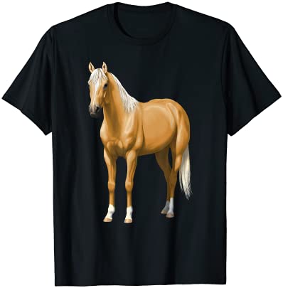 beautiful palomino quarter horse stallion t shirt men - Buy t-shirt designs