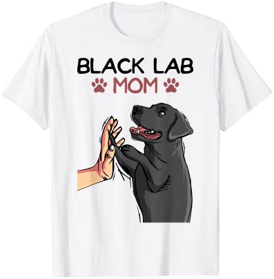 black lab mom shirt