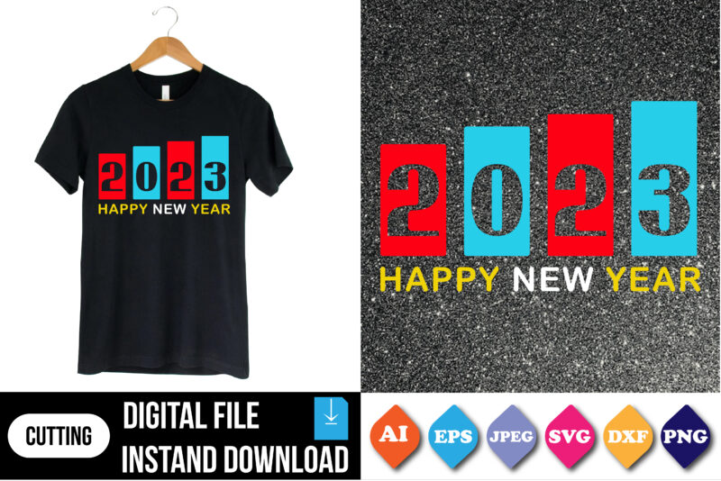 happy new year t-shirt