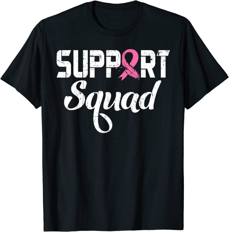 breast cancer warrior support squad breast cancer awareness t shirt men ...