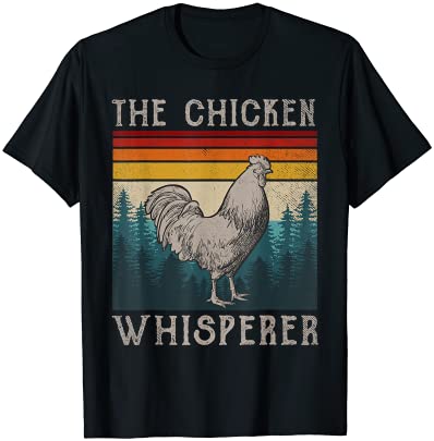 chicken whisperer shirt vintage retro chicken farmer t shirt men - Buy ...