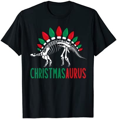 Christmasaurus cute christmas dinosaur tree rex dino saurus t shirt men