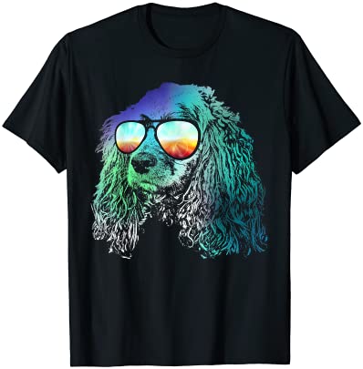 neon dog shirt