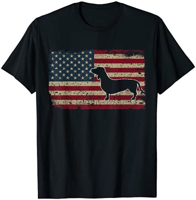 dachshund patriotic shirt