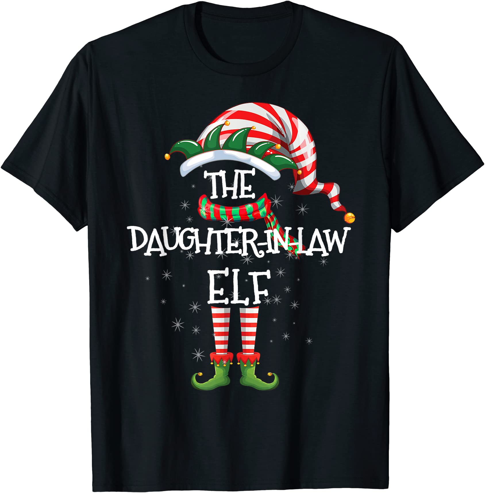 daughter in law elf matching family group christmas pajama t shirt men ...