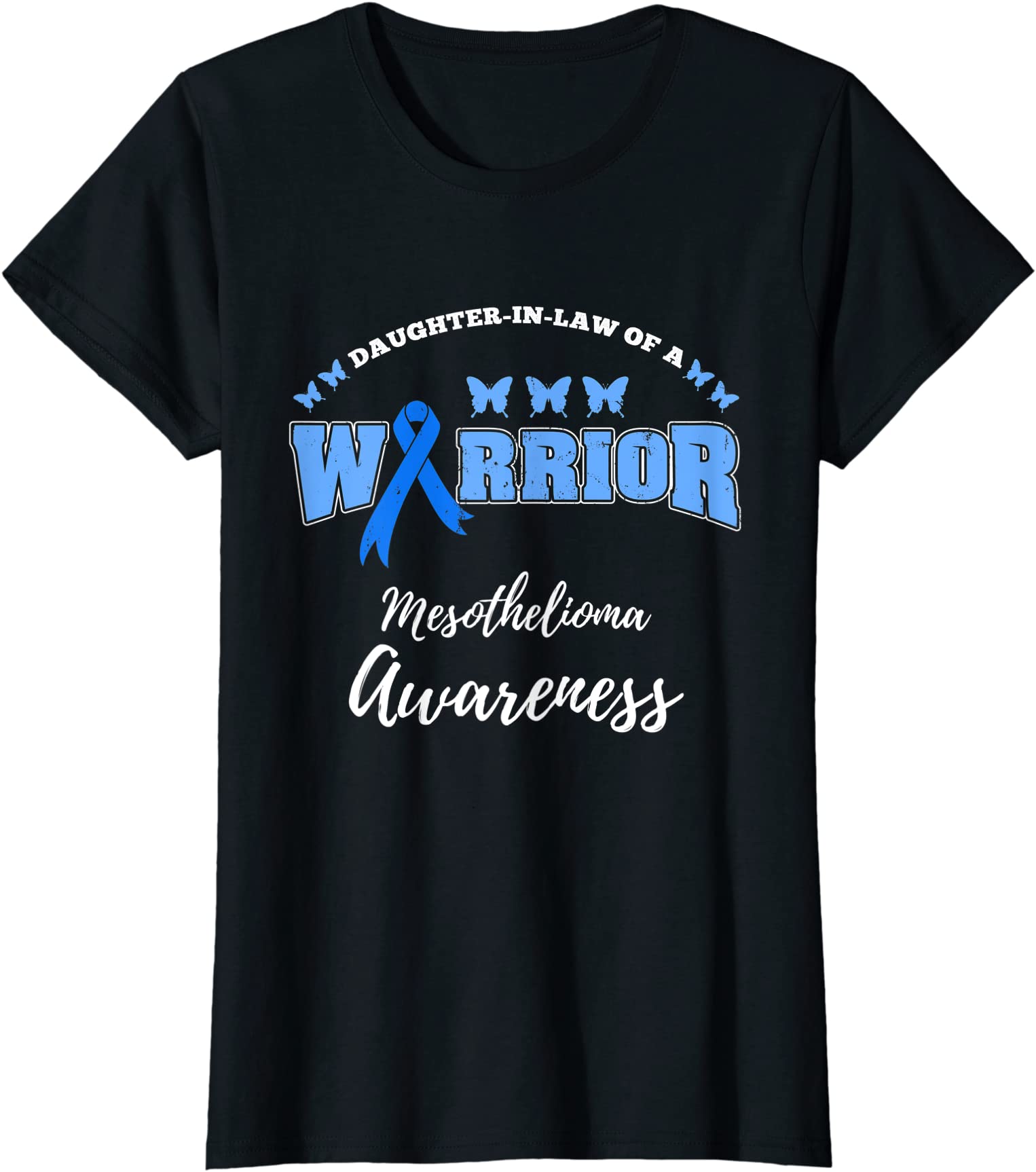 daughter in law of a warrior mesothelioma awareness t shirt women - Buy ...