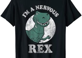 disney pixar toy story i39m a nervous rex dinosaur t shirt men