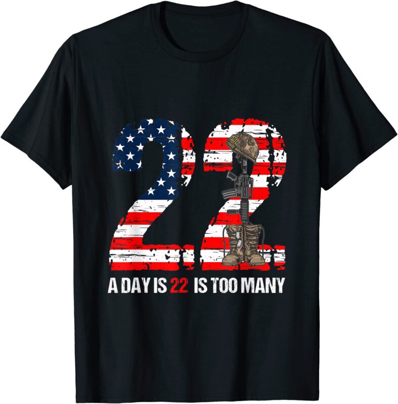 fight against veteran suicide awareness ptsd veteran 22 day t shirt ...