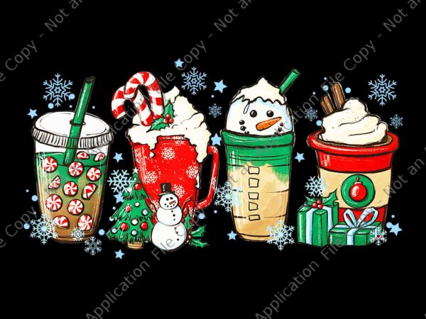 Christmas coffee png, winter cozy coffee lovers png, coffee snowfake png, snow coffee christmas png t shirt vector file