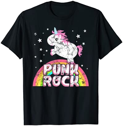 funny ironic cool unicorn punk rock music tee festival shirt men - Buy ...