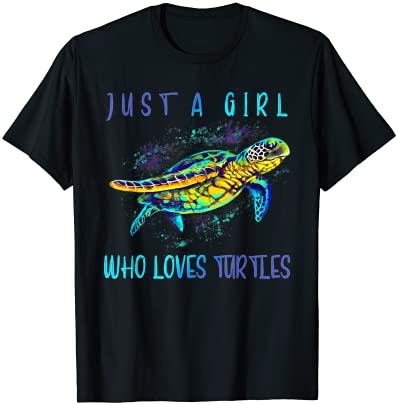 funny turtle watercolor sea ocean art lovers girl outfit t shirt men ...