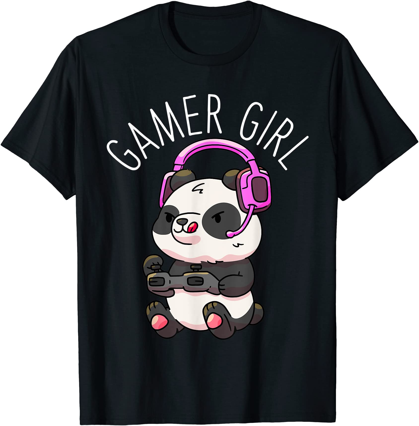 Gamer Girl Panda Gaming Pandas Video Game Women Girls T T Shirt Men Buy T Shirt Designs 