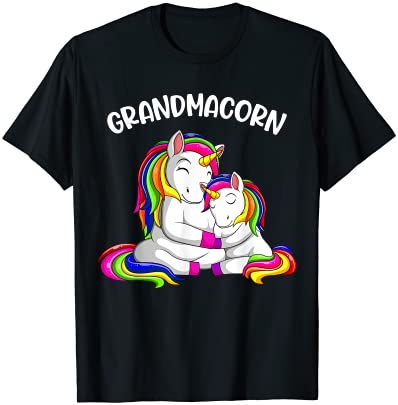 Grandmacorn unicorn grandma mothers day women t shirt men