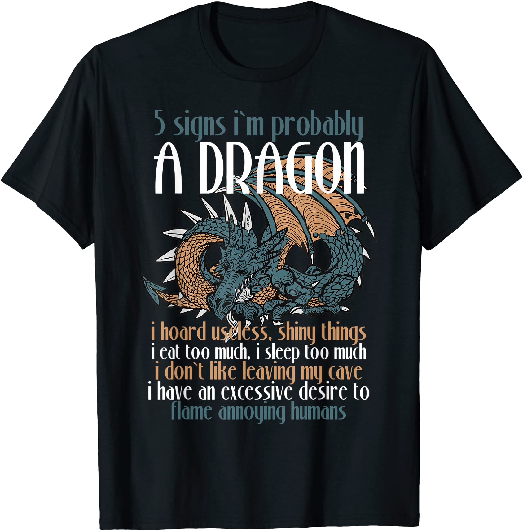 i39m probably a dragon cool dragon family quote t shirt men - Buy t ...