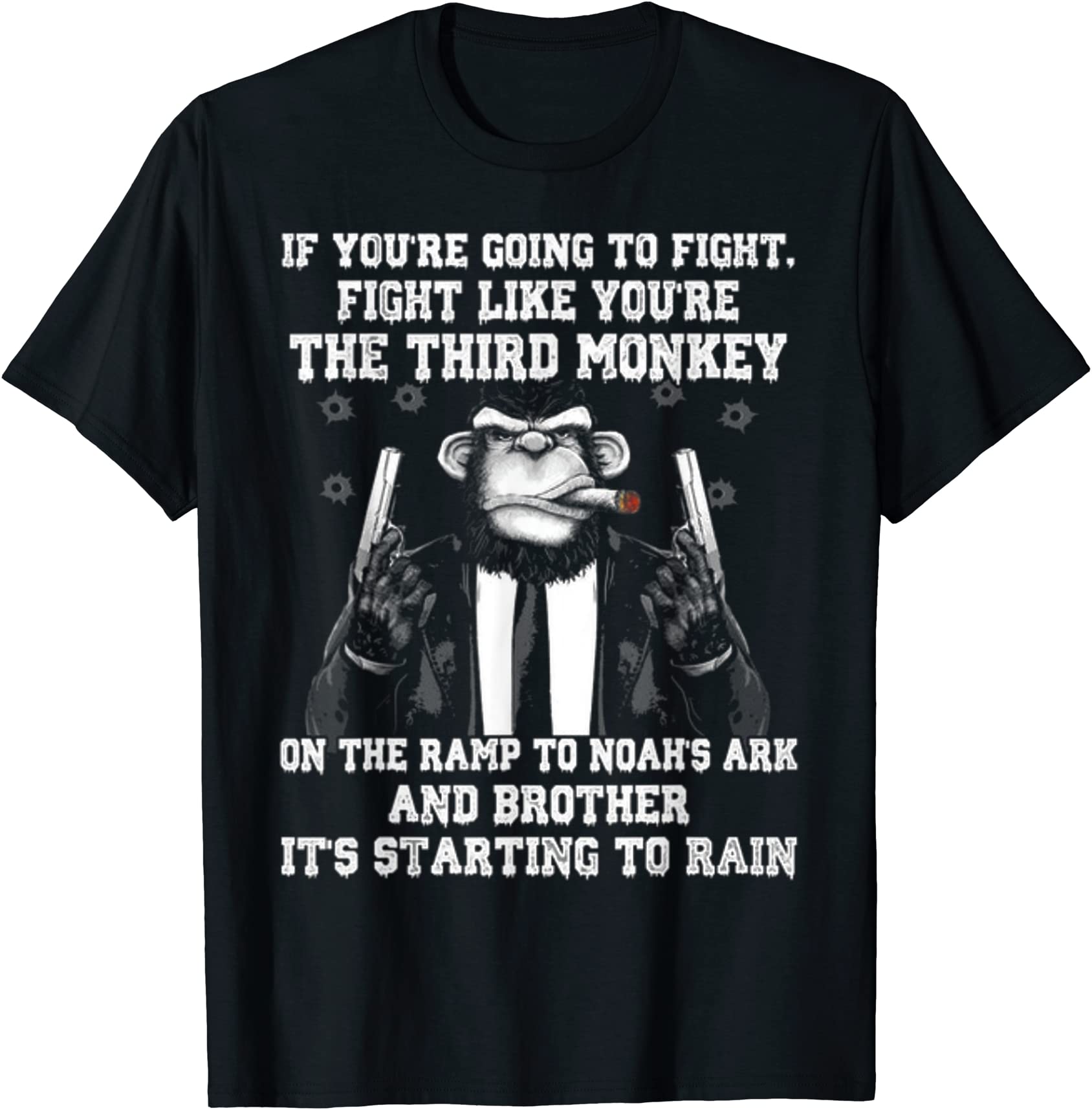 if you39re going to fight fight like the third monkey t shirt ...