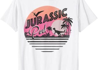 jurassic park retro 9039s dinosaur scene t shirt men