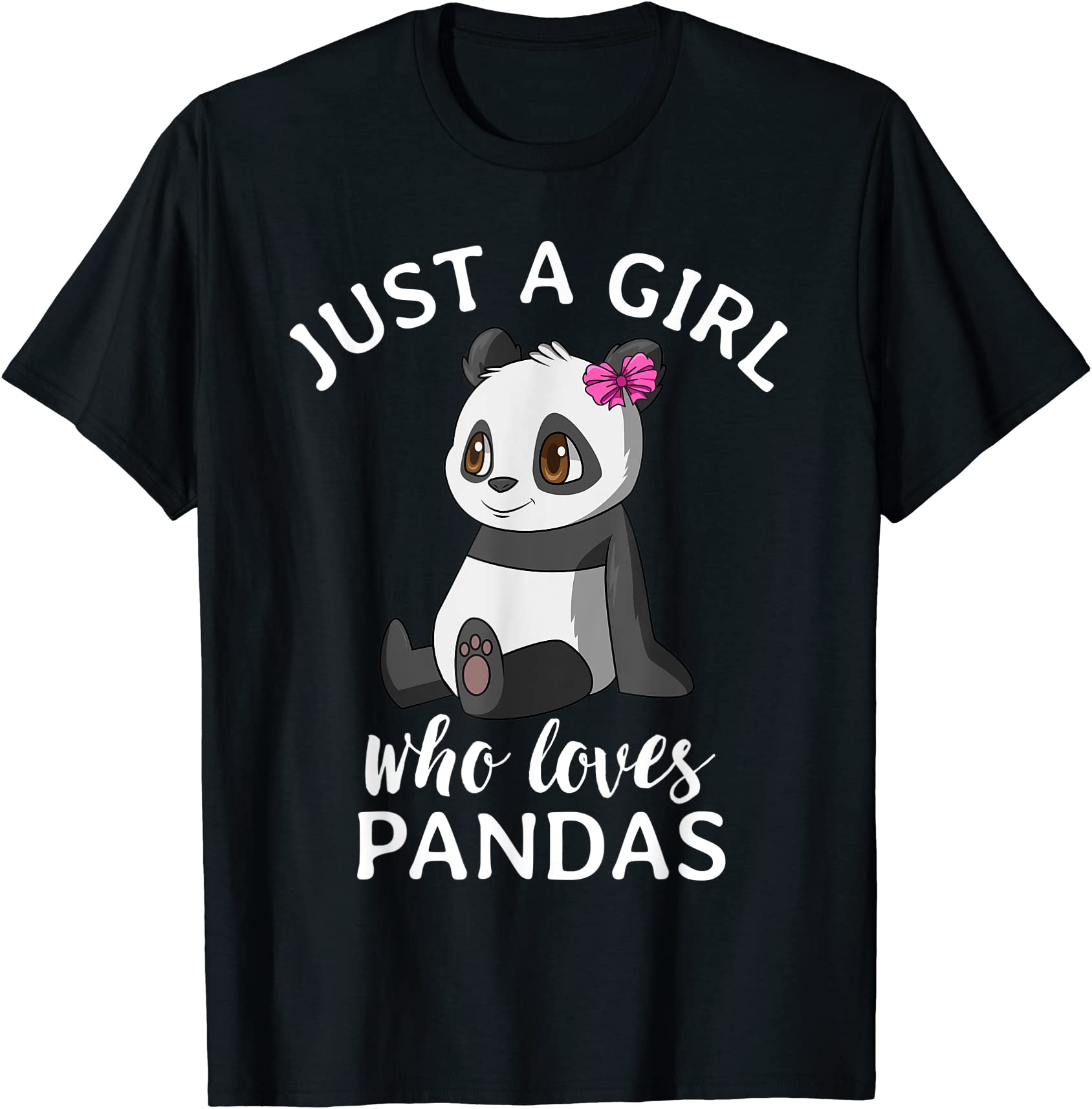 Just A Girl Who Loves Pandas Cute Panda T Shirt Men Buy T Shirt Designs 