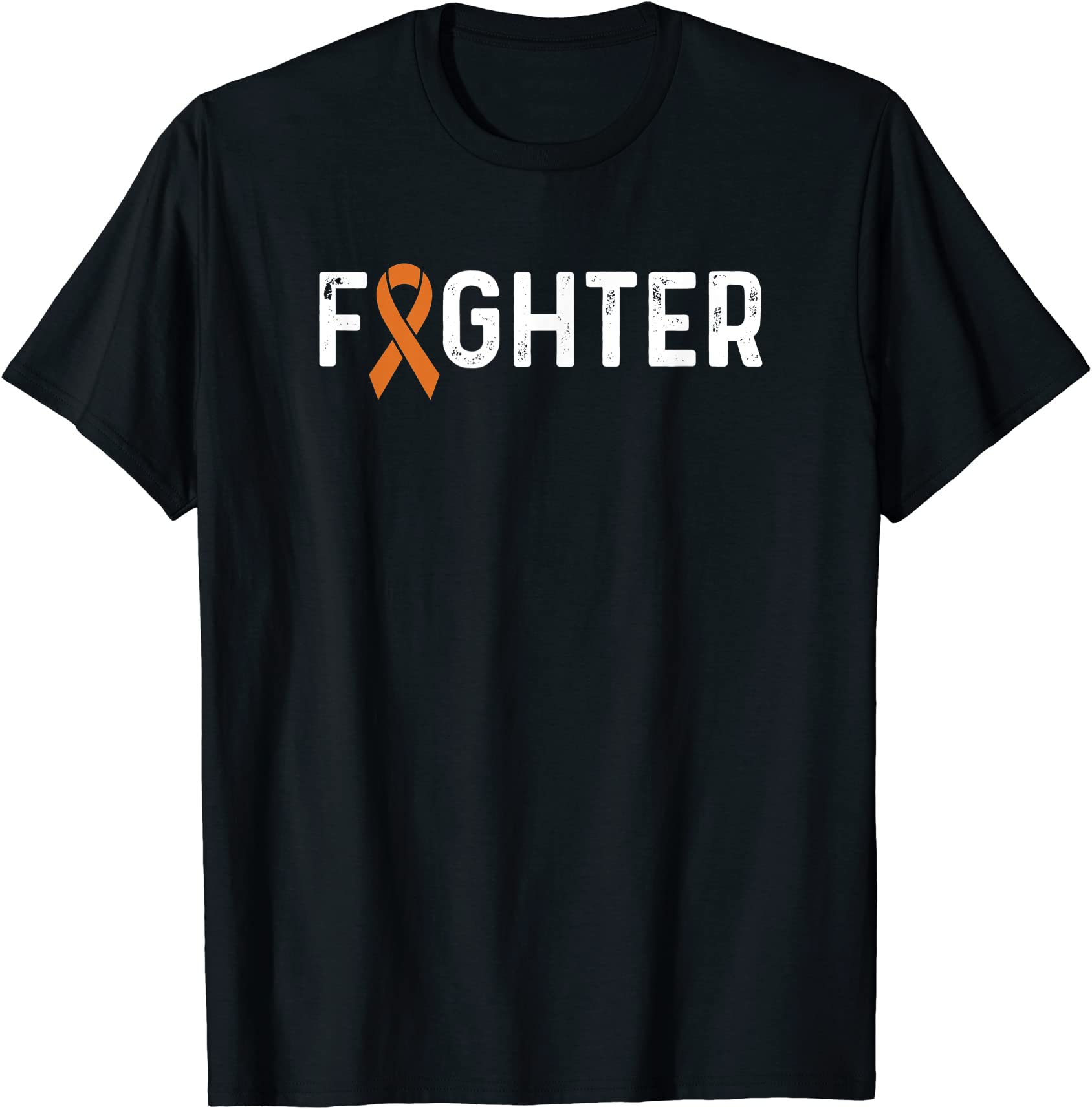 leukemia awareness orange ribbon cancer fighter t shirt men - Buy t ...