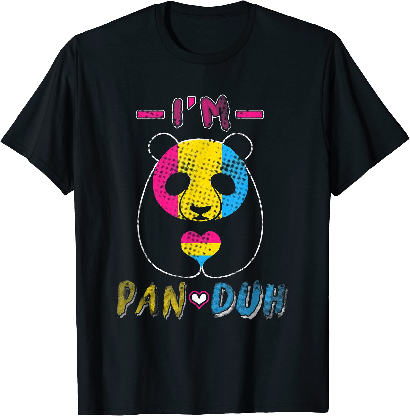 Lgbt Gay Pride I39m Pan Duh Panda Pansexual T Shirt Men Buy T Shirt Designs