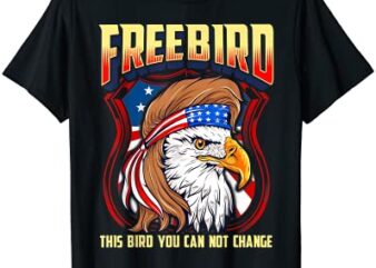 lyriclyfe free bird usa eagle t shirt men