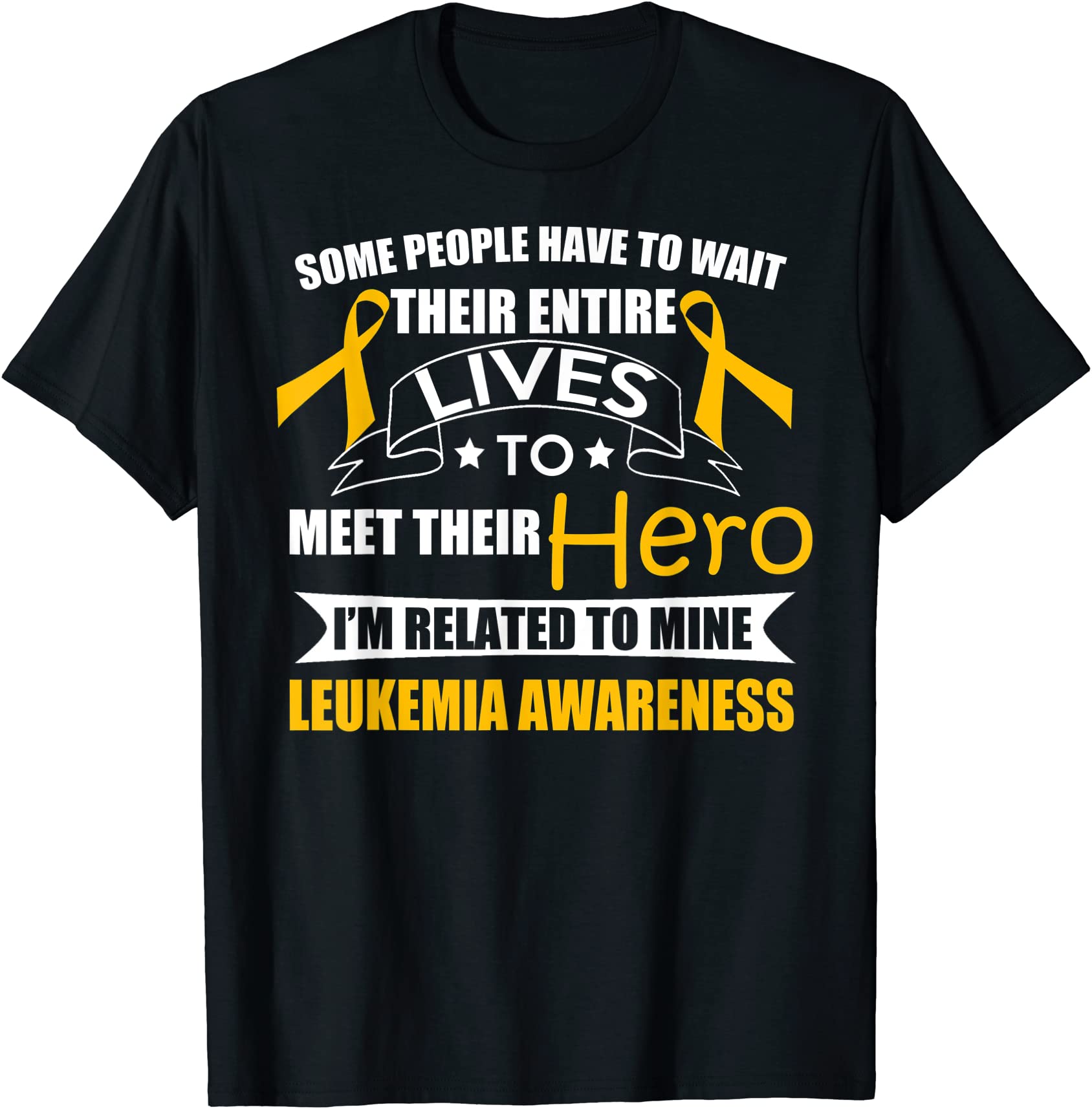 meeting a hero leukemia awareness t shirt men - Buy t-shirt designs