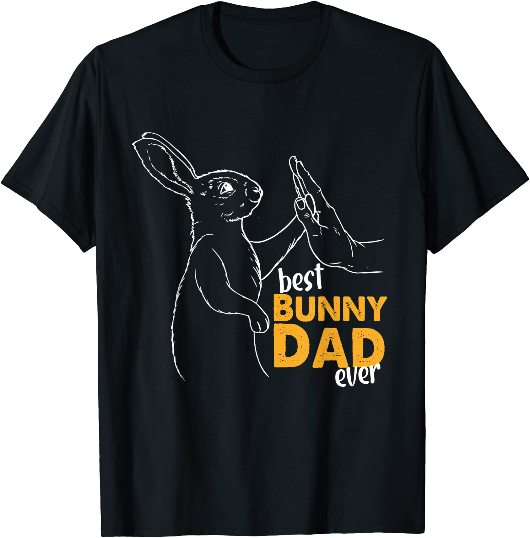 mens best bunny dad ever rabbit daddy bunny father mens bunny t shirt ...