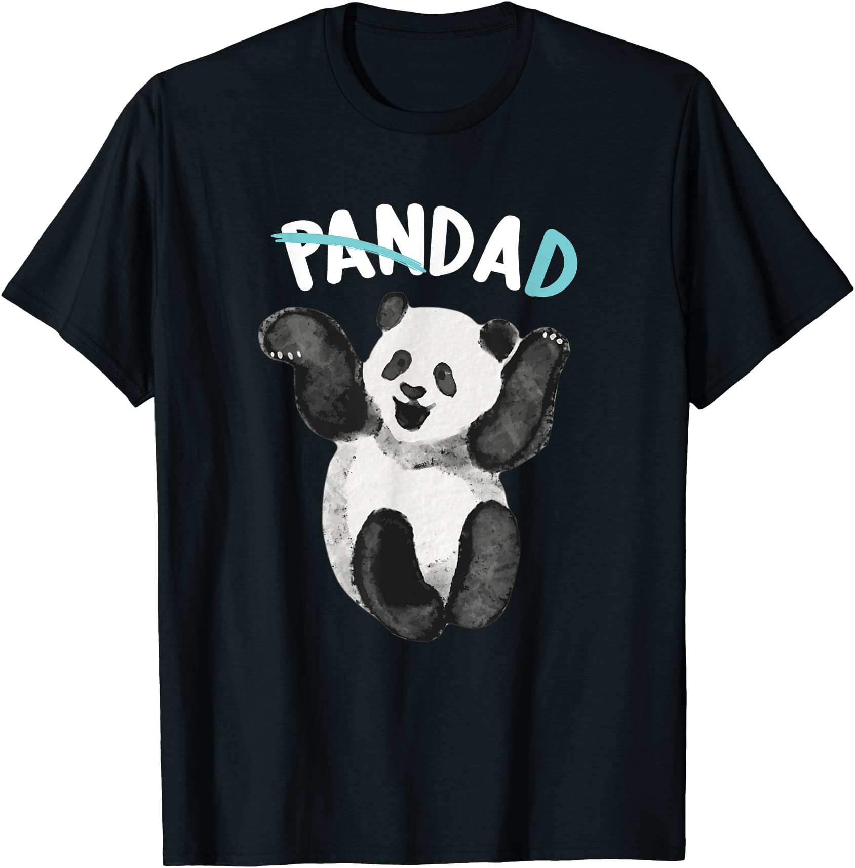 mens panda dad papa panda bear father kid families outfit t shirt men ...