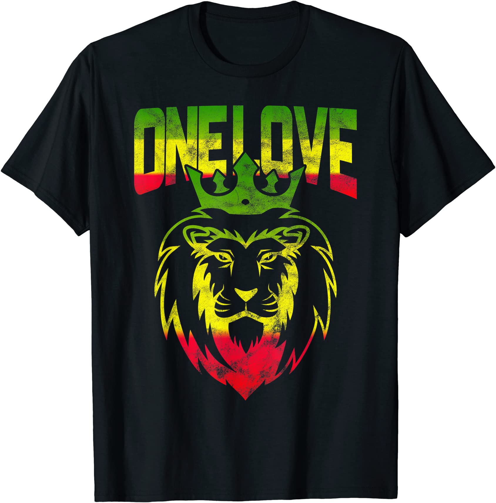 one love rasta lion jamaican pride reggae african gift t shirt men ...