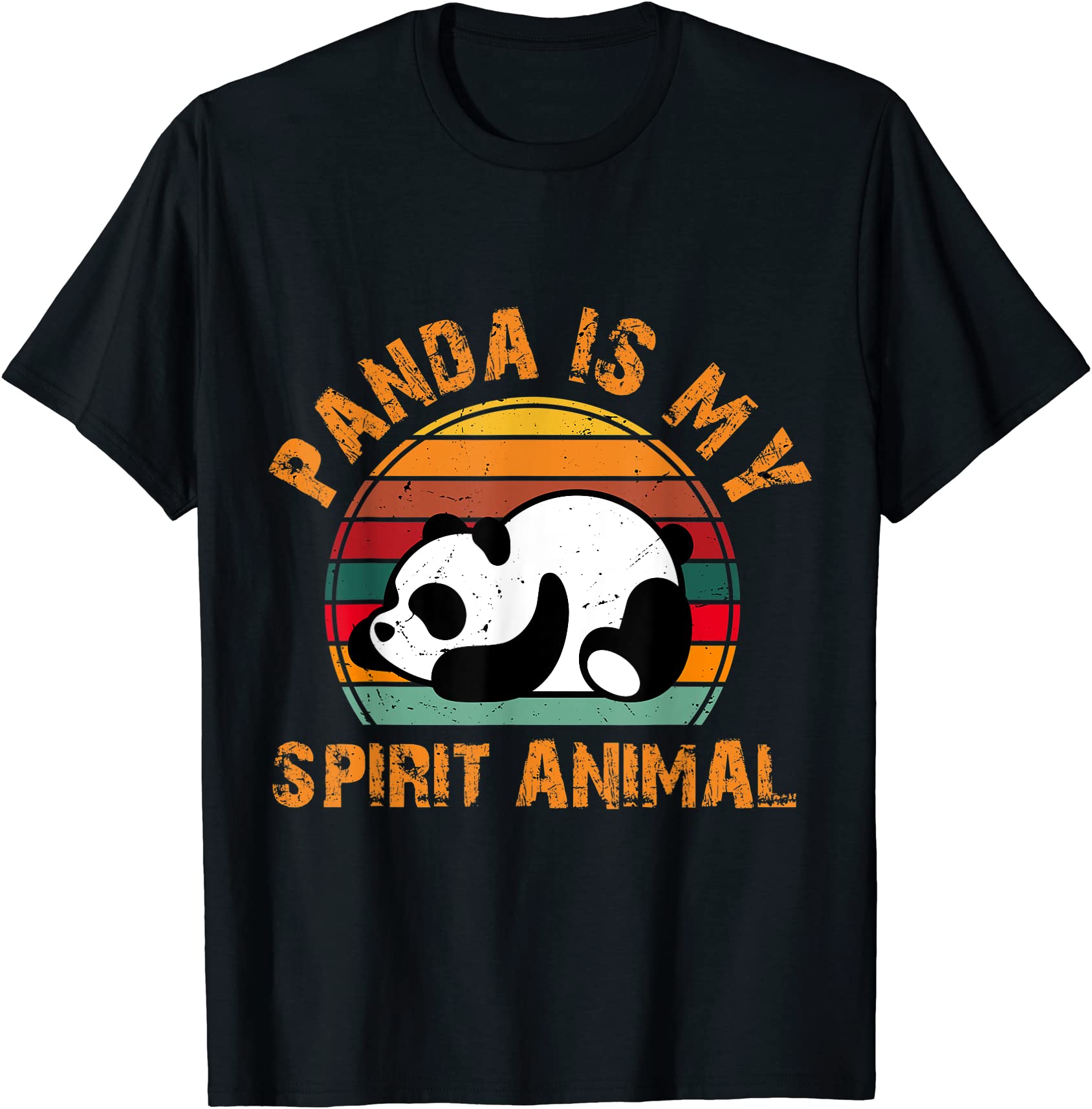 panda is my spirit animal pandas lovers t shirt men - Buy t-shirt designs