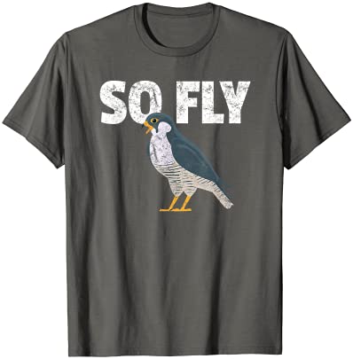Peregrine falcon bird birdwatcher vintage tshirt t shirt men