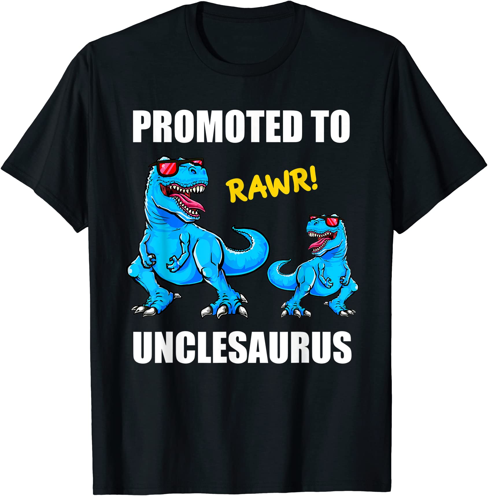 promoted to uncle 2021 dinosaur first time uncle men t shirt men - Buy ...