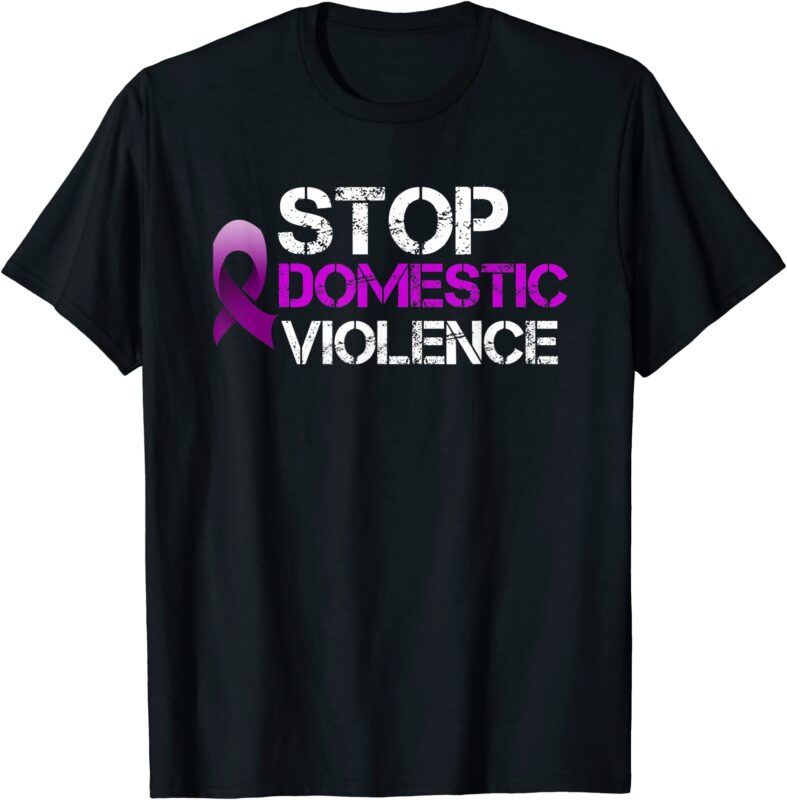 purple ribbon shirt stop domestic violence awareness tshirt men - Buy t ...