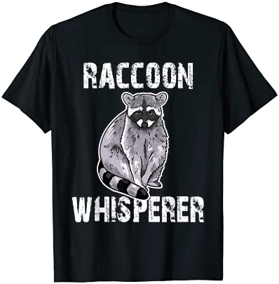 raccoon whisperer lover gift raccoons love gifts t shirt men - Buy t ...