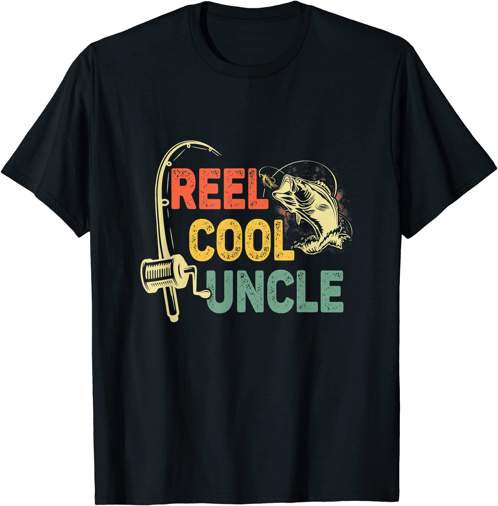 reel cool uncle fisherman uncle father39s day fishing t shirt men - Buy ...