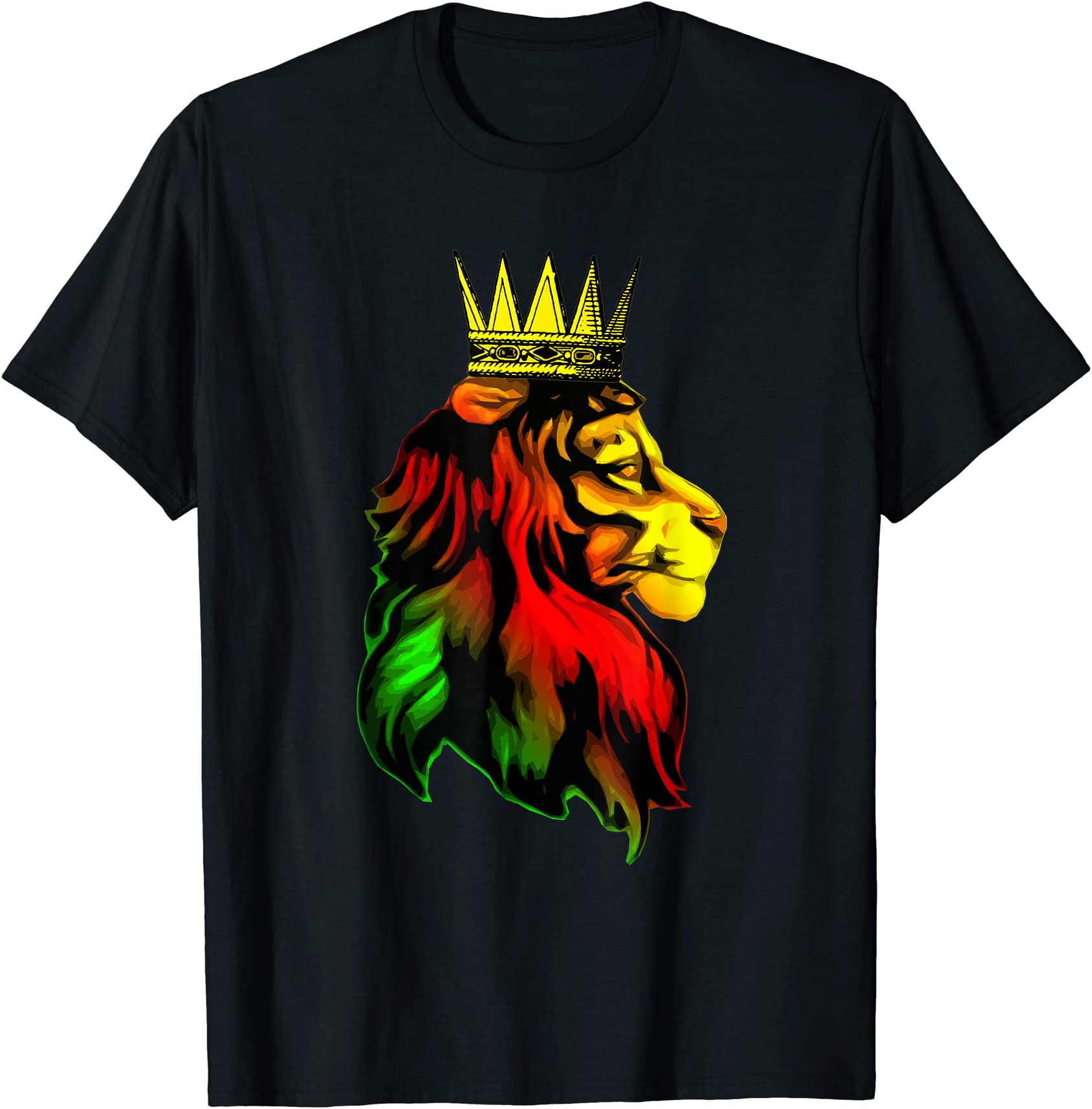 reggae rasta lion rastafarian jamaican music t shirt men - Buy t-shirt ...