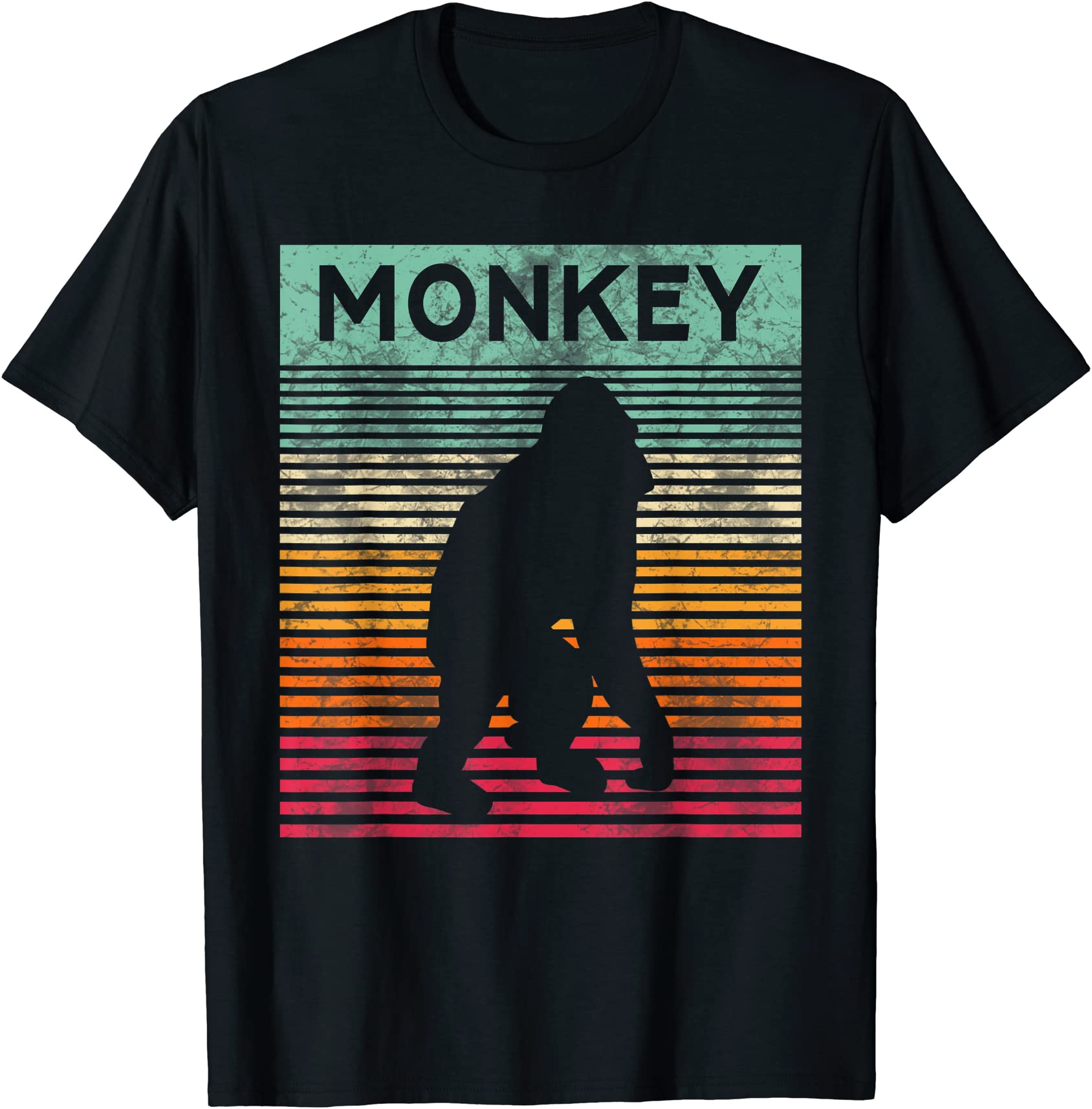 retro monkey vintage ape monkey t shirt men - Buy t-shirt designs