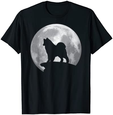 samoyed and moon vintage halloween costume t shirt men - Buy t-shirt ...