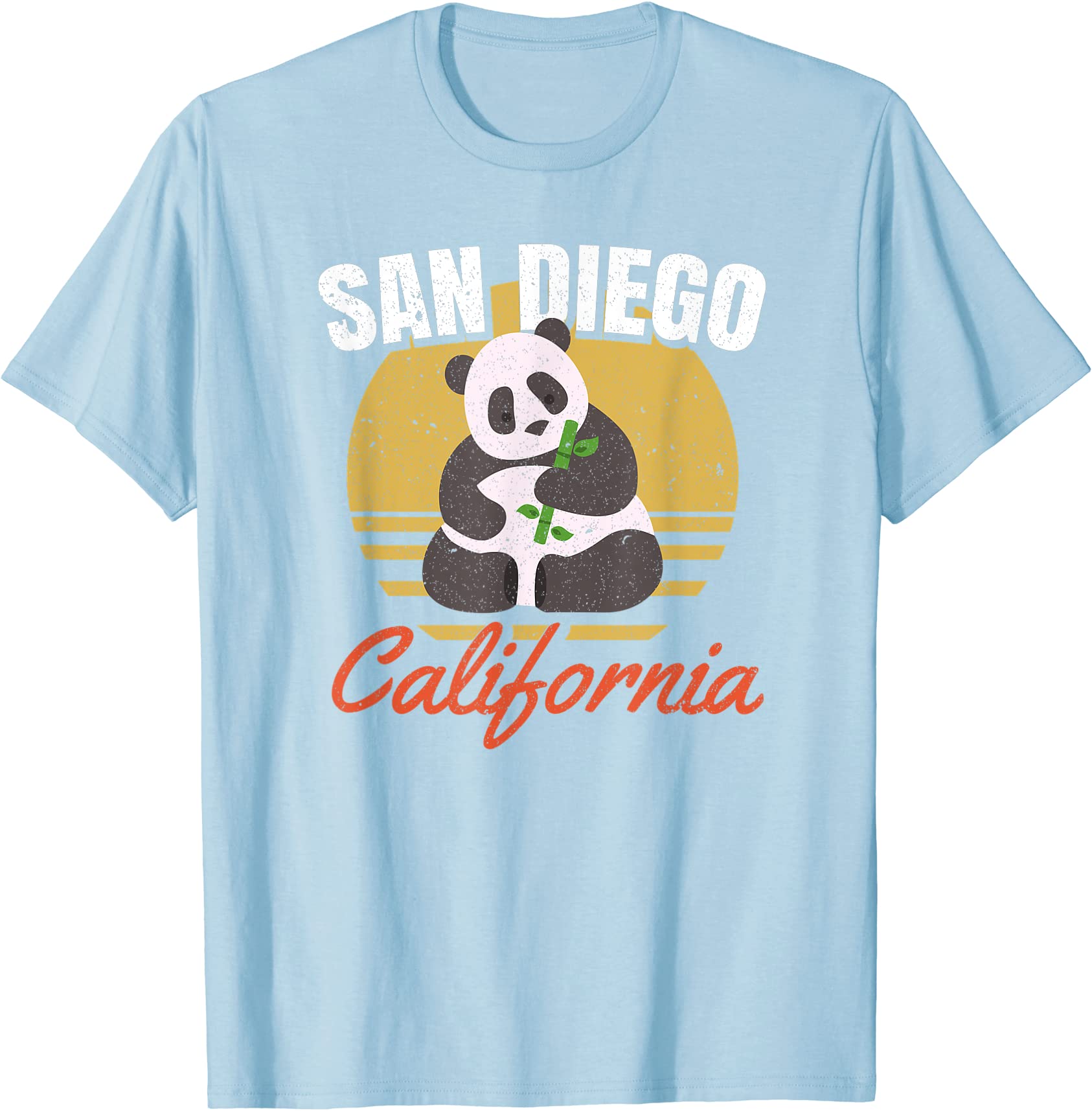 san diego shirt retro panda zoo california state t shirt t shirt men