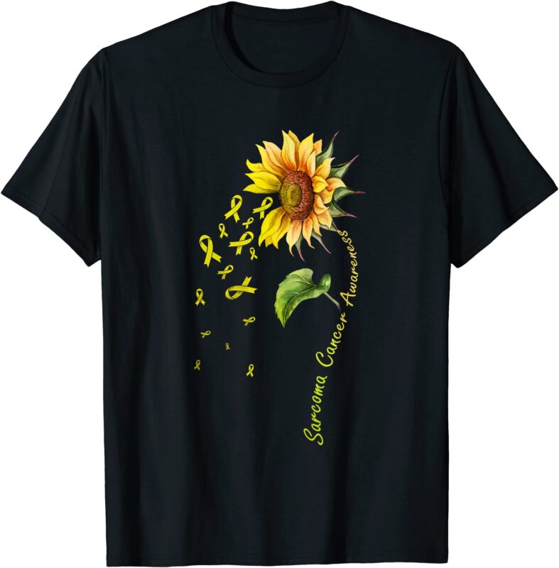 sarcoma cancer awareness sunflower shirt men - Buy t-shirt designs