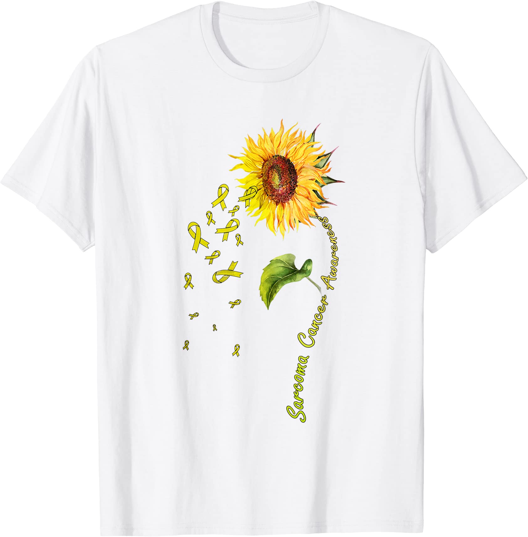 sarcoma cancer awareness sunflower tshirt men - Buy t-shirt designs