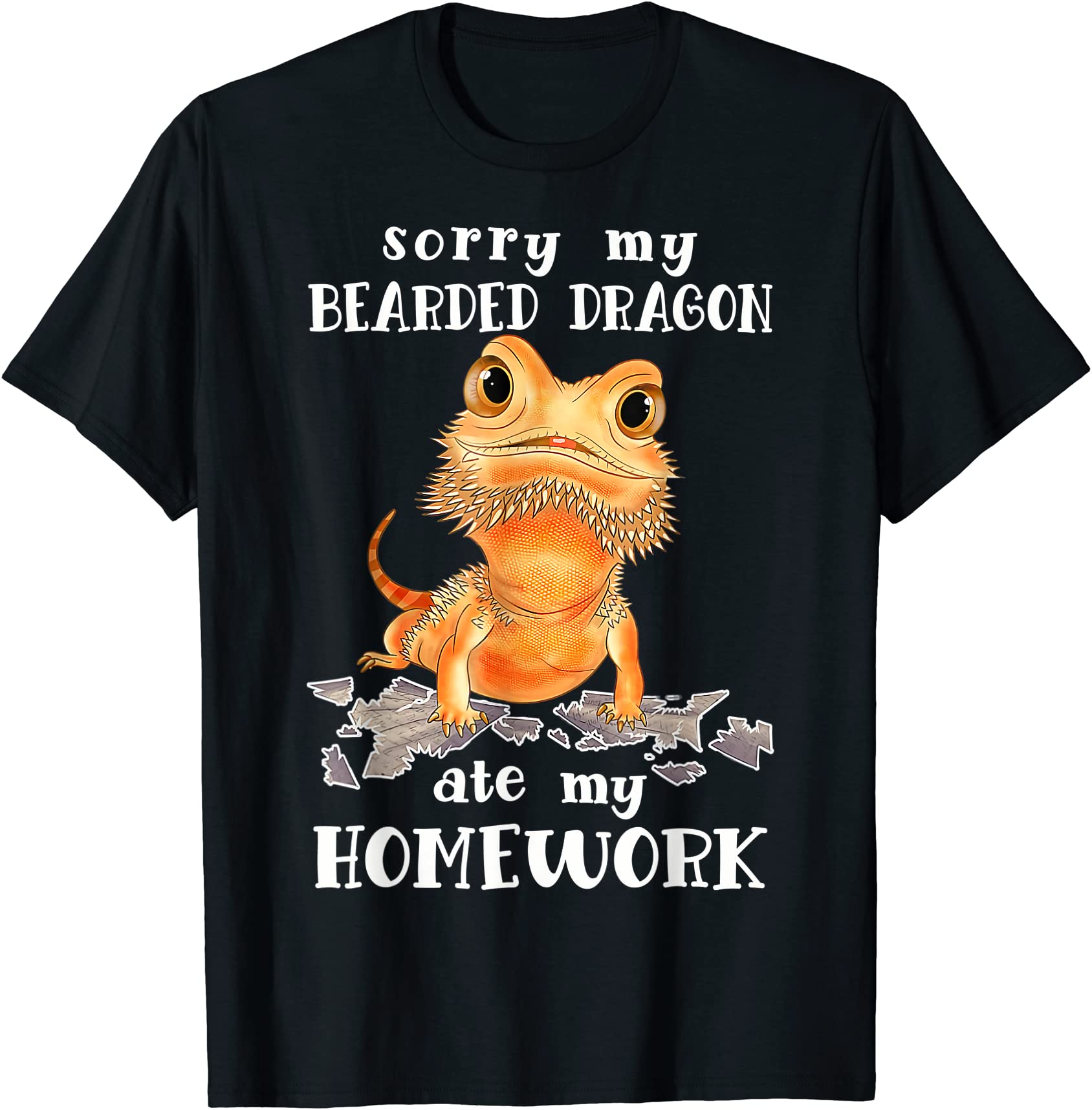 sorry my bearded dragon ate my homework t shirt t shirt men - Buy t ...