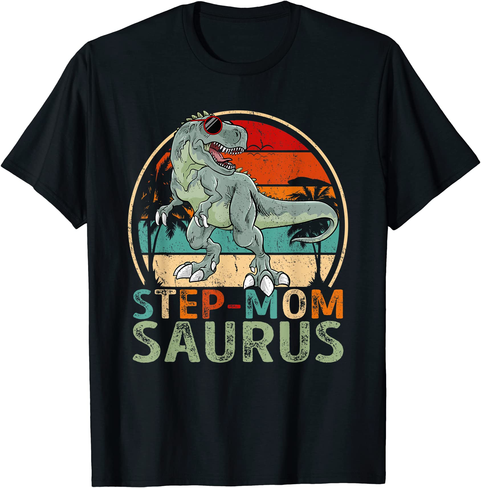 step momsaurus t rex dinosaur funny step mom saurus lover t shirt men ...